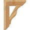 Ekena Millwork Funston Slat Rough Sawn Bracket, Western Red Cedar, 6"W x 24"D x 32"H BKT06X24X32FST06RWR - alternate 3